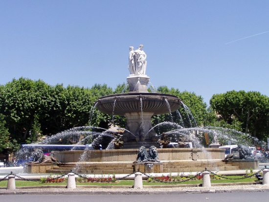 Fontaine de la Rotonde à Aix en Provence